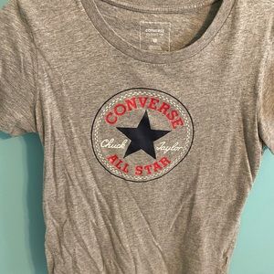 Gray converse tee
